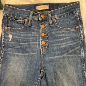 Madewell high waisted jeans